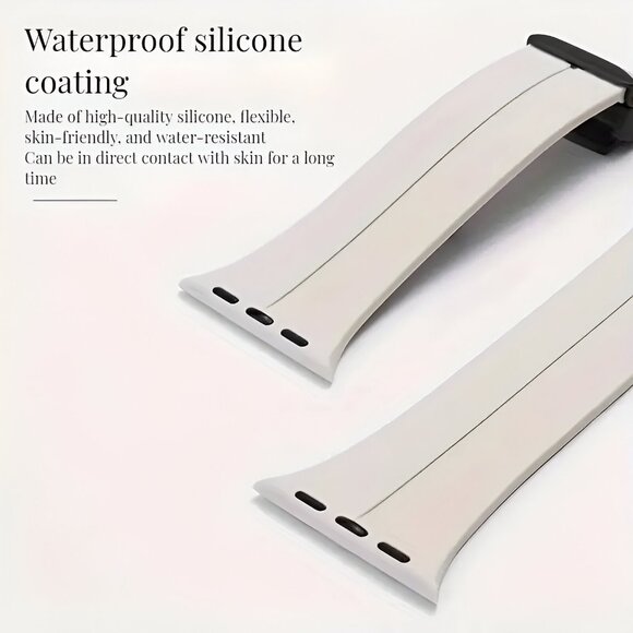 Apple Watch Band Waterproof Magnetic Adjustable Stylish Strap Watch Band Stone - Picture 11 of 11